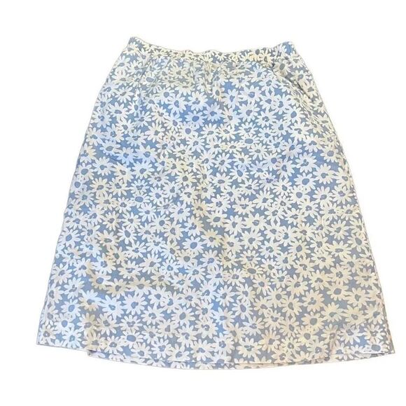 Margaret Smith pull on floral skirt size large - Picture 2 of 5